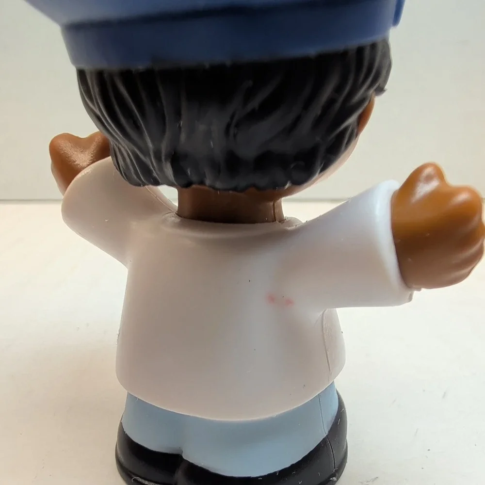 Fisher-Price Little People Figure Lot of 5 Pilot Traveler Doctor Farmer Rabbit